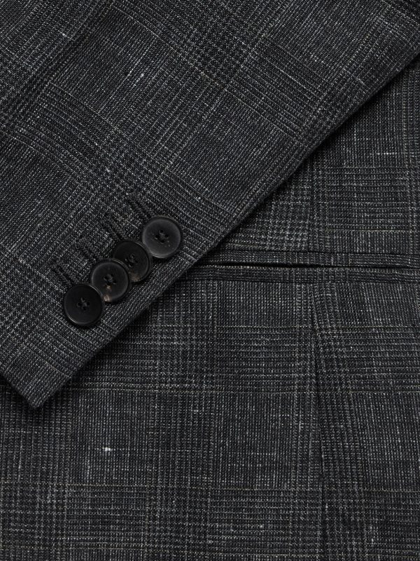 Delave Linen Check Jacket - CU