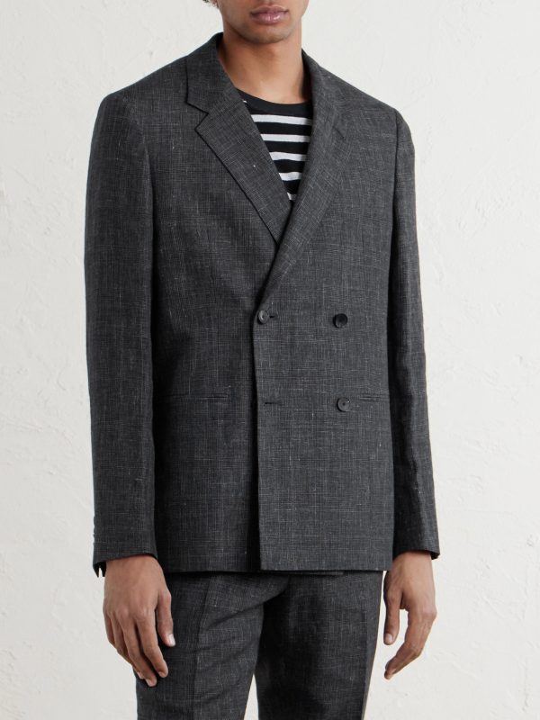 Delave Linen Check Jacket - FR