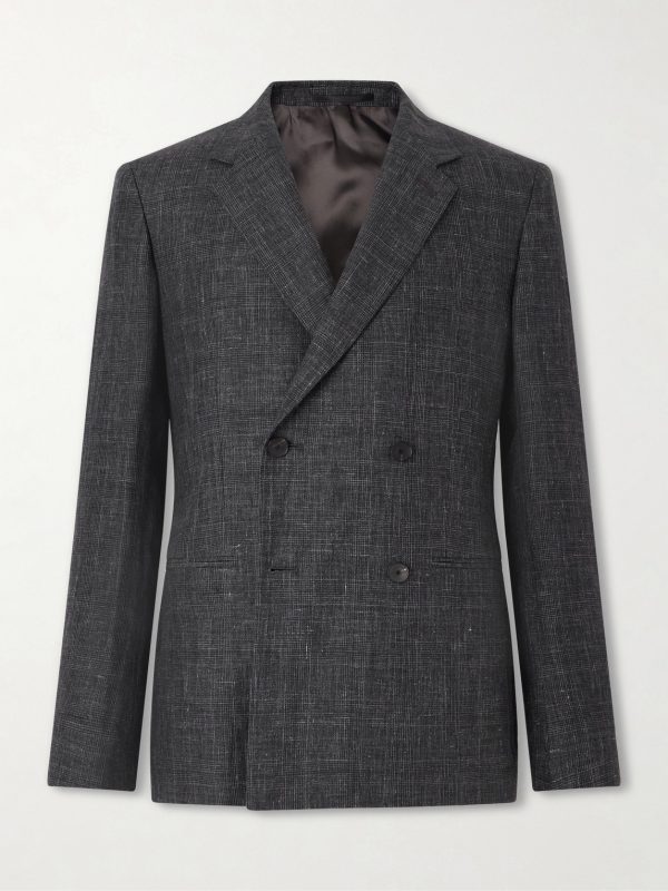 Delave Linen Check Jacket