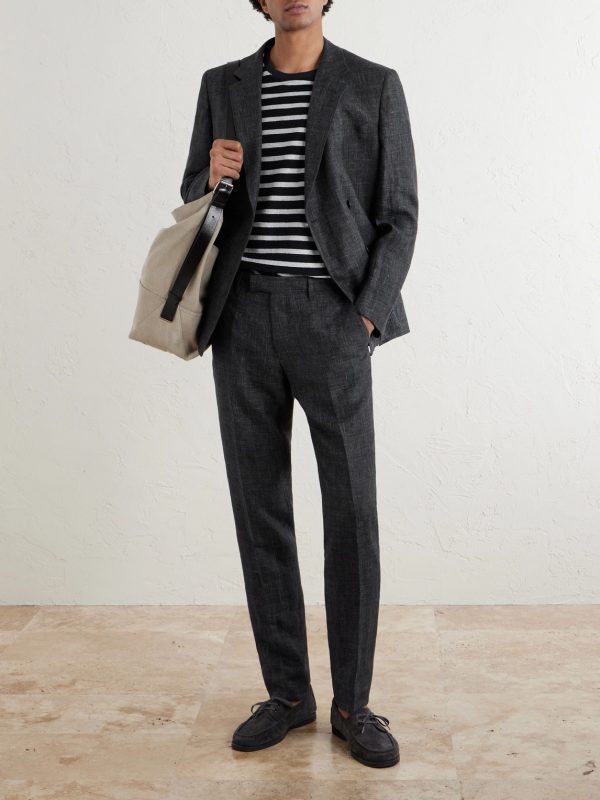 Delave Linen Check Jacket - OU