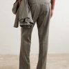 Straight-Leg Pleated Linen and Wool-Blend Suit Trousers - BK Straight-Leg Pleated Linen and Wool-Blend Suit Trousers - BK