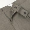 Straight-Leg Pleated Linen and Wool-Blend Suit Trousers - E1 Straight-Leg Pleated Linen and Wool-Blend Suit Trousers - E1