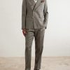 Straight-Leg Pleated Linen and Wool-Blend Suit Trousers - OU Straight-Leg Pleated Linen and Wool-Blend Suit Trousers - OU