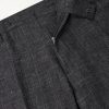 Linen Delave Check Slim Suit Trousers - E1