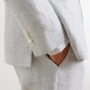 Delave Linen Check Suit Jacket - CU Delave Linen Check Suit Jacket - CU
