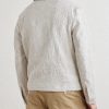 Cotton and Linen-Blend Jacquard Blouson Jacket - BK