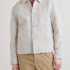 Cotton and Linen-Blend Jacquard Blouson Jacket - FR