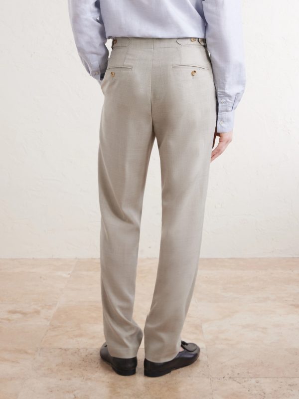 Wool suit trousers - BK