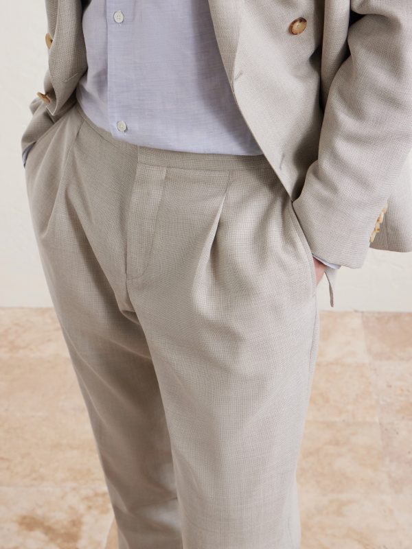 Wool suit trousers - E1