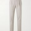Wool suit trousers