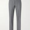 Slim-Fit Wool-Hopsack Suit Trousers Slim-Fit Wool-Hopsack Suit Trousers
