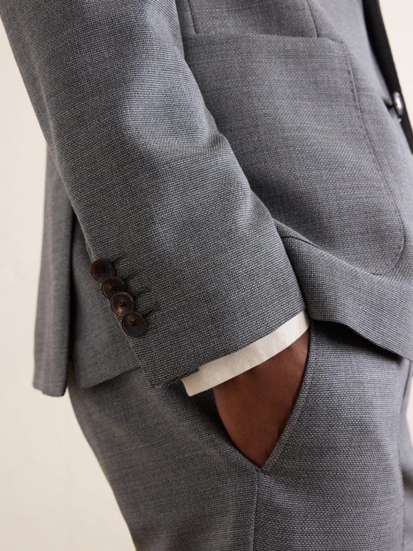 Wool-Hopsack Suit Jacket - E3