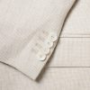Double-Breasted Houndstooth Linen Suit Jacket - CU Double-Breasted Houndstooth Linen Suit Jacket - CU