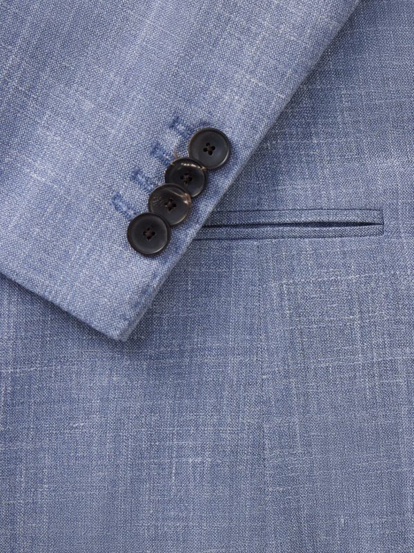 Wool, Silk and Linen-Blend Suit Jacket - CU Wool, Silk and Linen-Blend Suit Jacket - CU