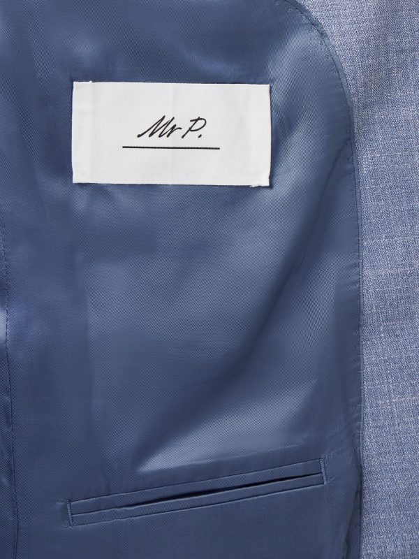 Wool, Silk and Linen-Blend Suit Jacket - E1 Wool, Silk and Linen-Blend Suit Jacket - E1