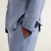Wool, Silk and Linen-Blend Suit Jacket - E3 Wool, Silk and Linen-Blend Suit Jacket - E3