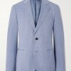 Wool, Silk and Linen-Blend Suit Jacket Wool, Silk and Linen-Blend Suit Jacket
