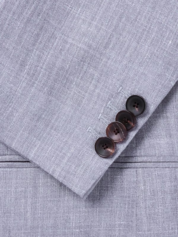Wool, Silk and Linen-Blend Suit Jacket - E1 Wool, Silk and Linen-Blend Suit Jacket - E1