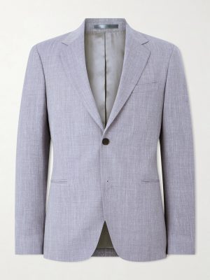 Wool, Silk and Linen-Blend Suit Jacket Wool, Silk and Linen-Blend Suit Jacket