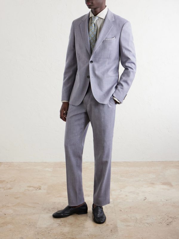 Wool, Silk and Linen-Blend Suit Jacket - OU Wool, Silk and Linen-Blend Suit Jacket - OU