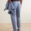 Straight-Leg Pleated Wool, Silk and Linen-Blend Suit Trousers - BK Straight-Leg Pleated Wool, Silk and Linen-Blend Suit Trousers - BK