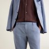 Straight-Leg Pleated Wool, Silk and Linen-Blend Suit Trousers - CU Straight-Leg Pleated Wool, Silk and Linen-Blend Suit Trousers - CU
