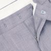 Straight-Leg Pleated Wool, Silk and Linen-Blend Suit Trousers - E1