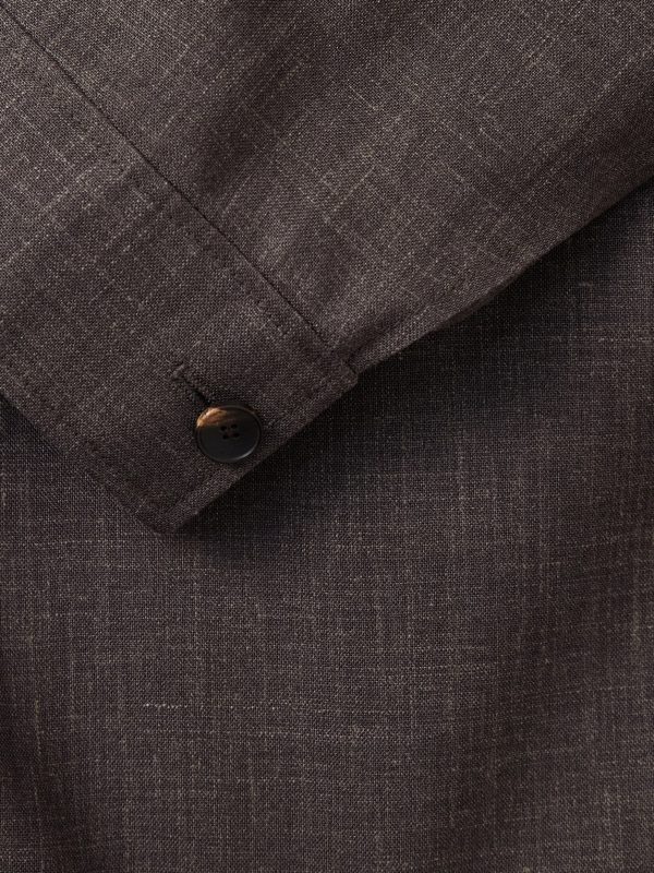Wool, Silk and Linen-Blend Overshirt - E1 Wool, Silk and Linen-Blend Overshirt - E1