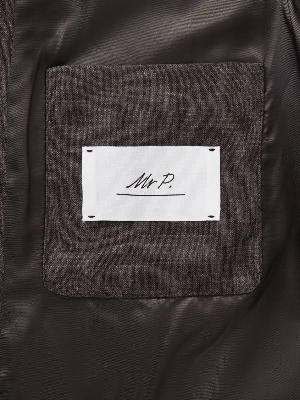Wool, Silk and Linen-Blend Overshirt - E2 Wool, Silk and Linen-Blend Overshirt - E2