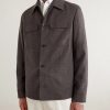 Wool, Silk and Linen-Blend Overshirt - FR Wool, Silk and Linen-Blend Overshirt - FR