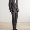 Wool, Silk and Linen-Blend Suit Jacket - OU Wool, Silk and Linen-Blend Suit Jacket - OU