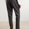 Straight-Leg Pleated Wool, Silk and Linen-Blend Suit Trousers - BK Straight-Leg Pleated Wool, Silk and Linen-Blend Suit Trousers - BK