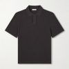 Organic Cotton and Linen-Blend Piqué Polo Shirt