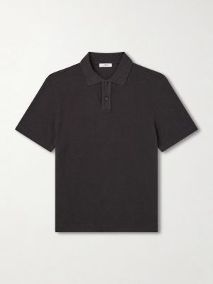 Organic Cotton and Linen-Blend Piqué Polo Shirt Organic Cotton and Linen-Blend Piqué Polo Shirt
