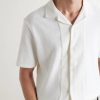 Camp-Collar Linen and Organic Cotton-Blend Shirt - CU Camp-Collar Linen and Organic Cotton-Blend Shirt - CU