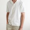 Camp-Collar Linen and Organic Cotton-Blend Shirt - FR Camp-Collar Linen and Organic Cotton-Blend Shirt - FR