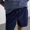 Straight-Leg Organic Cotton and Silk-Blend Terry Shorts - CU Straight-Leg Organic Cotton and Silk-Blend Terry Shorts - CU