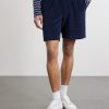 Straight-Leg Organic Cotton and Silk-Blend Terry Shorts - FR Straight-Leg Organic Cotton and Silk-Blend Terry Shorts - FR