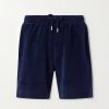 Straight-Leg Organic Cotton and Silk-Blend Terry Shorts Straight-Leg Organic Cotton and Silk-Blend Terry Shorts