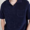 Cotton and Silk-Blend Terry Polo Shirt - CU Cotton and Silk-Blend Terry Polo Shirt - CU