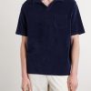 Cotton and Silk-Blend Terry Polo Shirt - FR Cotton and Silk-Blend Terry Polo Shirt - FR