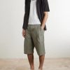 Camp-Collar Linen and Organic Cotton-Blend Shirt - OU