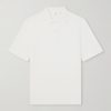 Organic Cotton and Linen-Blend Piqué Polo Shirt