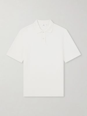 Organic Cotton and Linen-Blend Piqué Polo Shirt Organic Cotton and Linen-Blend Piqué Polo Shirt