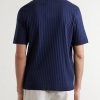 Organic Cotton Jacquard Polo Shirt - BK