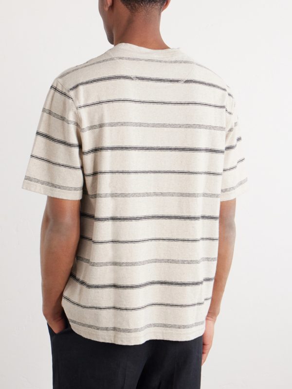 Striped Cotton-Jersey T-Shirt - BK Striped Cotton-Jersey T-Shirt - BK