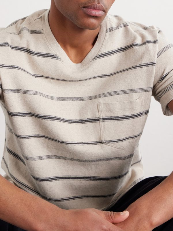 Striped Cotton-Jersey T-Shirt - CU Striped Cotton-Jersey T-Shirt - CU