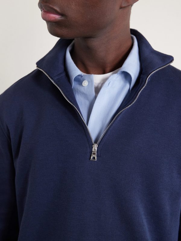 Cotton Half-Up Sweater - CU