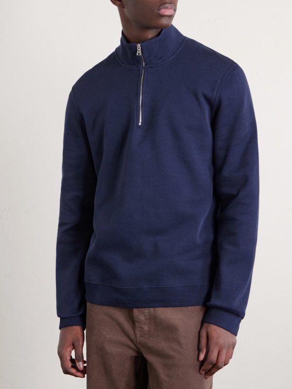 Cotton Half-Up Sweater - FR