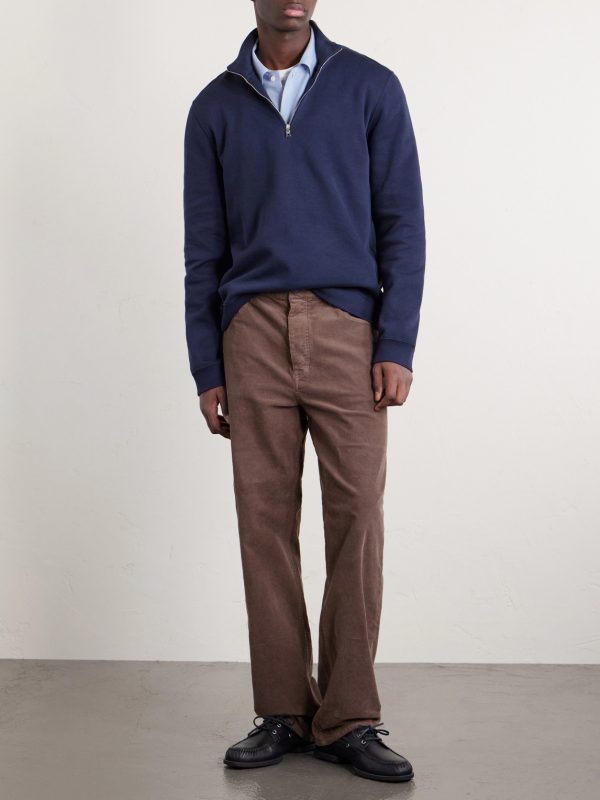 Cotton Half-Up Sweater - OU